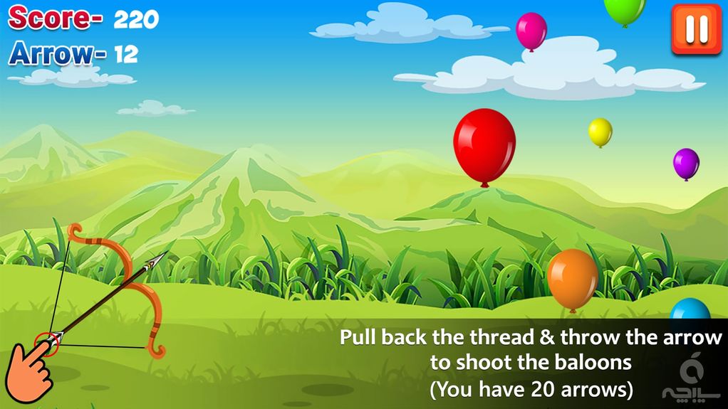 Balloon Shooting - Bow & Arrow