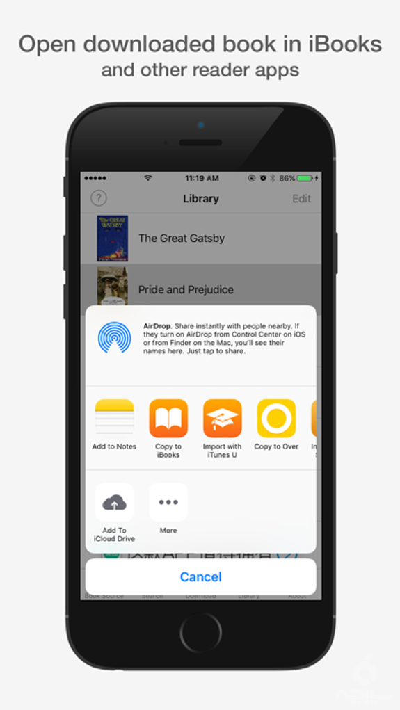 eBook Library Pro - search & get books for iPhone