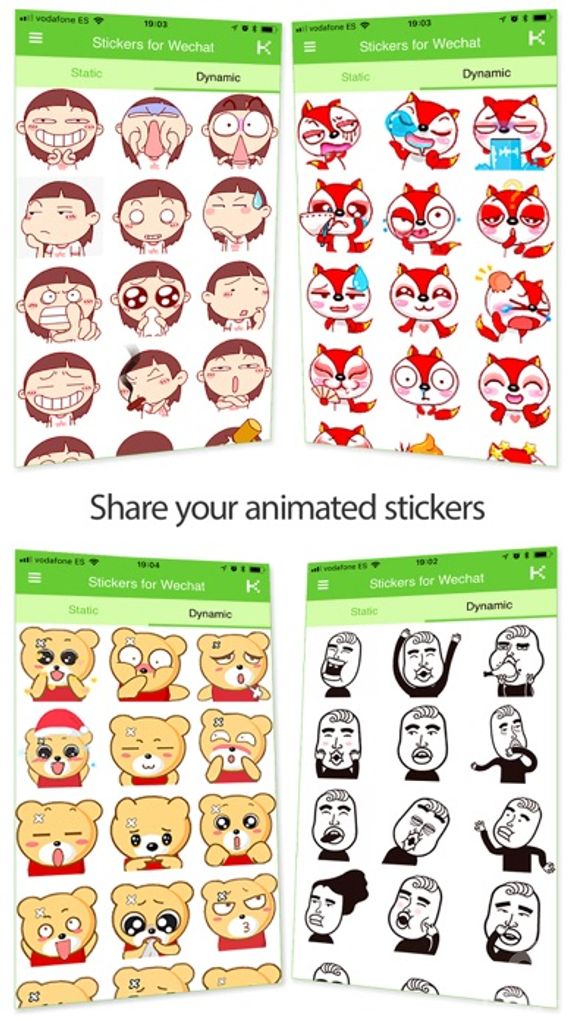 Stickers for WeChat