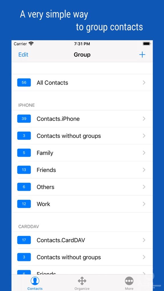 iContacts: Contacts Group Kit