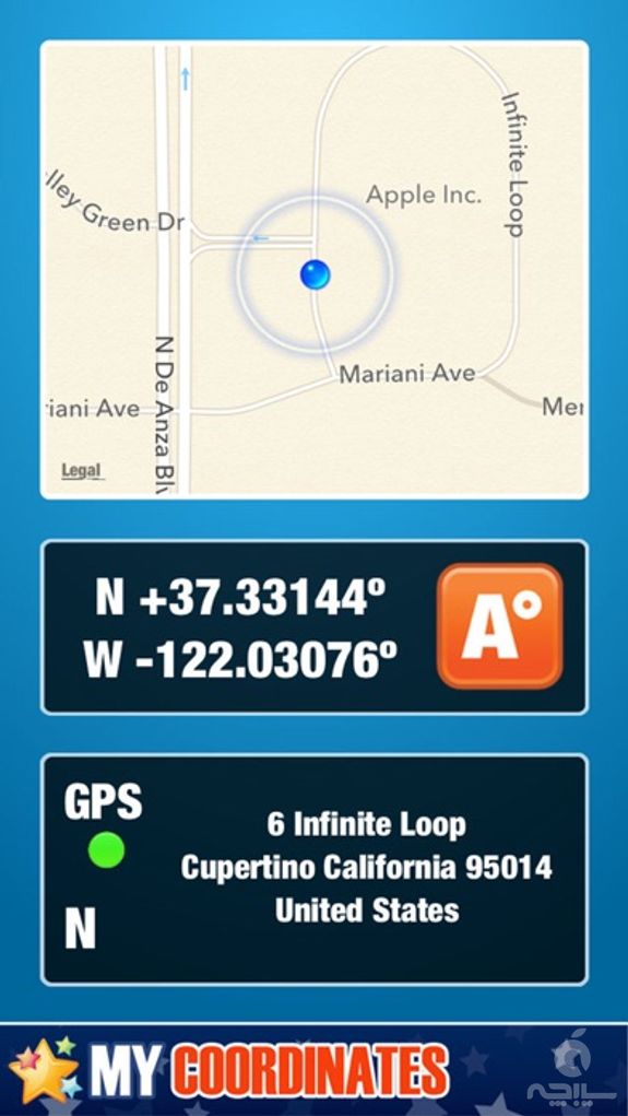 My Coordinates. GPS Location