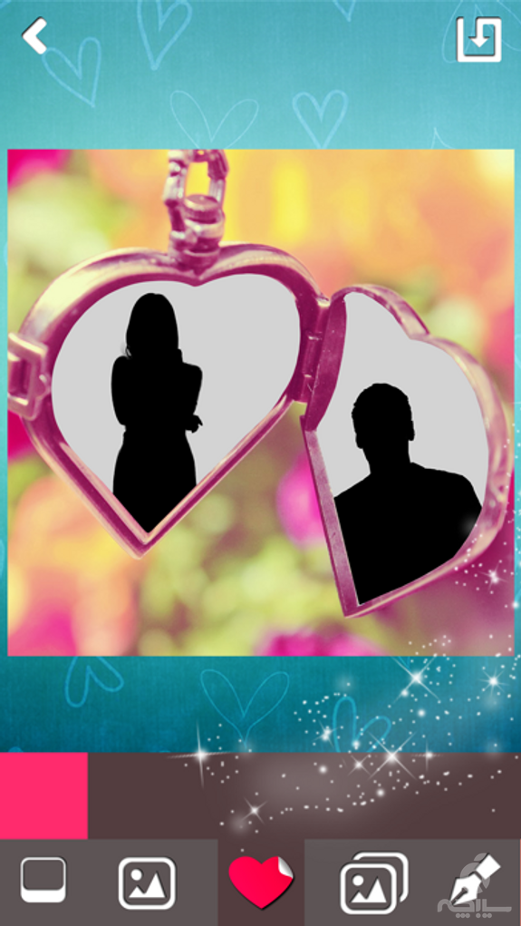 Locket Frames for Love Pics – Filter Your Romantic Photos and Add Sweet Stickers on Virtual Jewelry