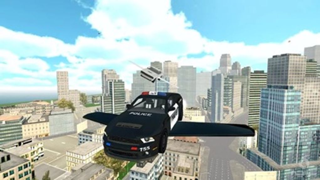 Fly-ing Police Car Sim-ulator 3D