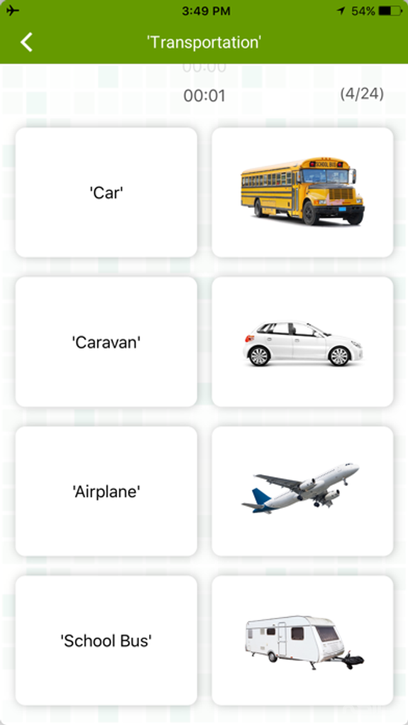 English Flashcard for Learning