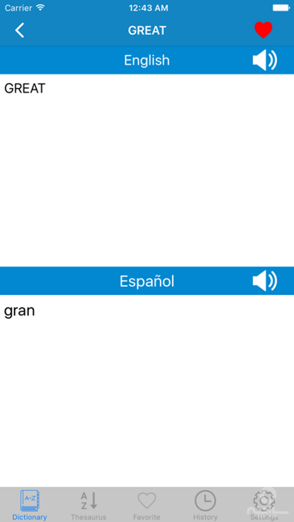 Spanish to English & English to Spanish Dictionary