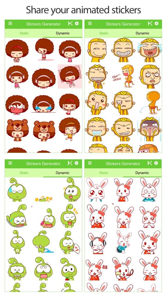 Sticker Emoticons Generator