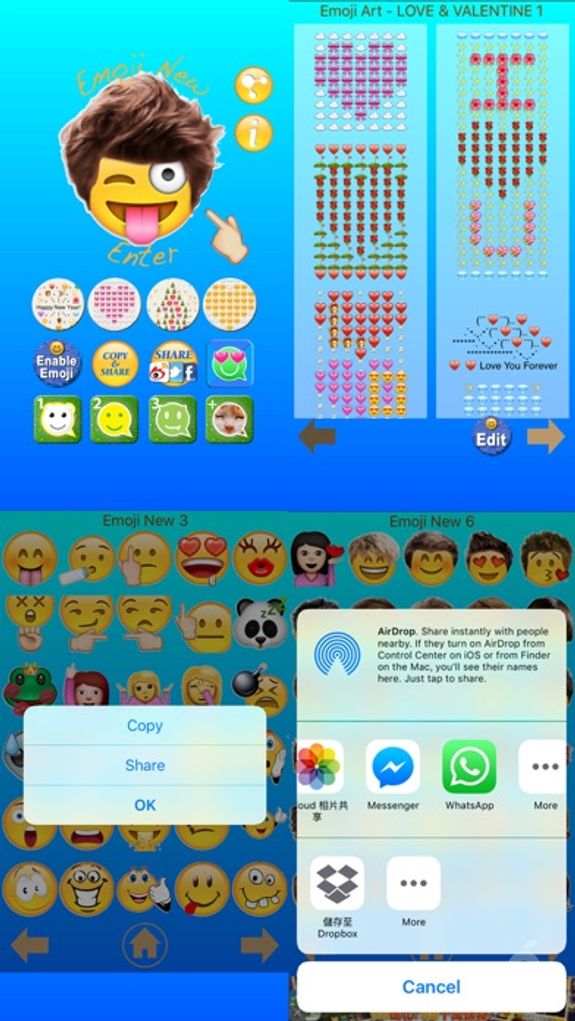 Emoji New for WhatsApp,WeChat,QQ,Line