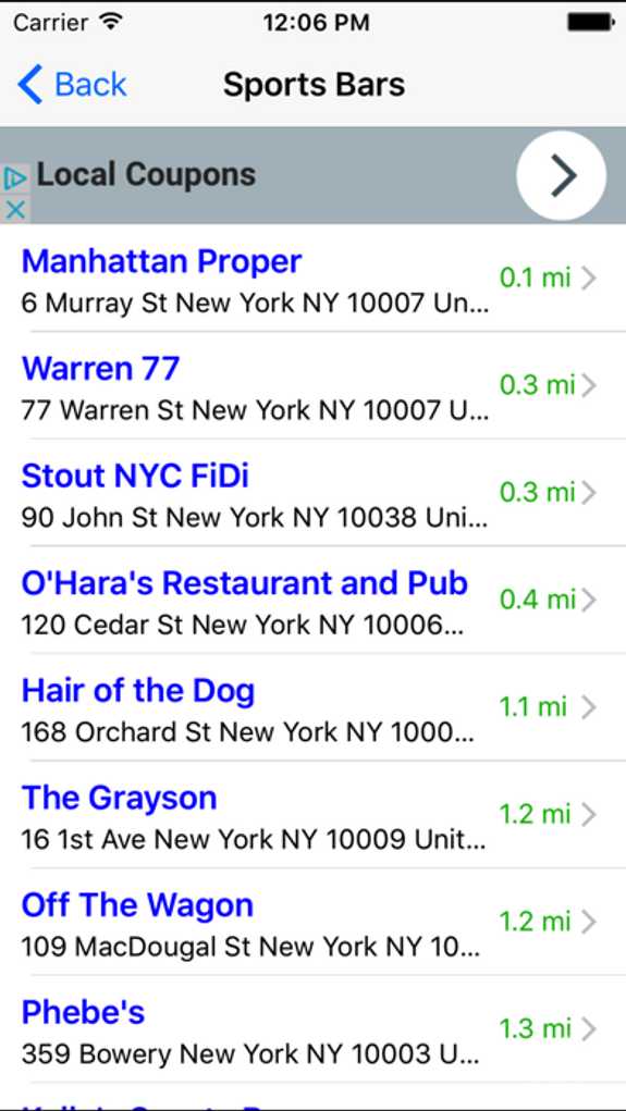 Bar & Happy Hour Finder: Find Your Nearest Bars