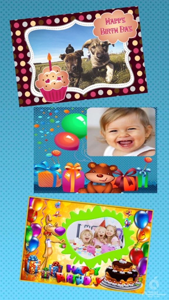 Happy birthday photos frames