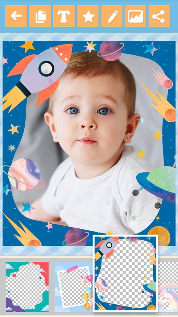 Baby photo frames – Photo editor