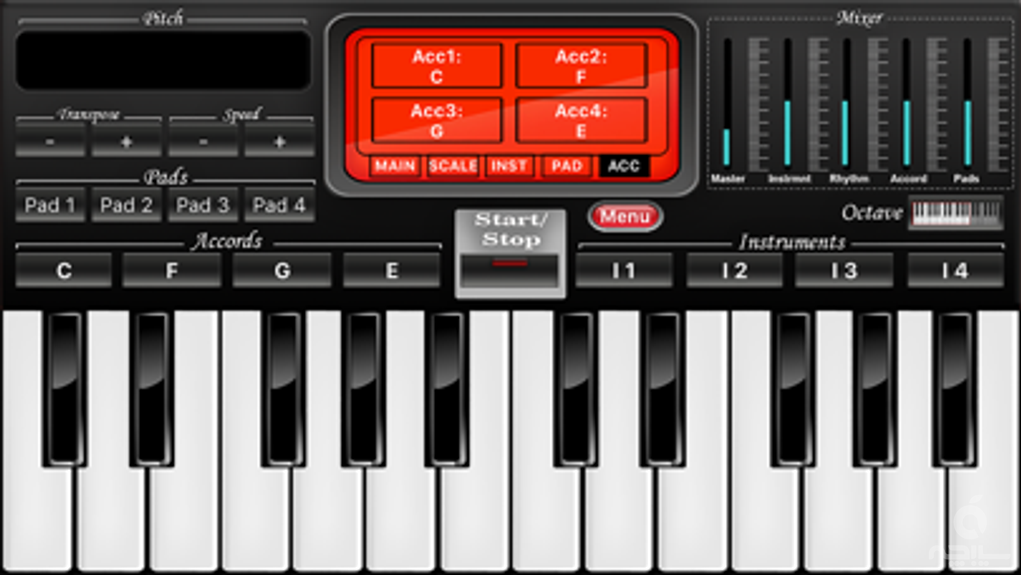 Keyboard Instrument Simulator