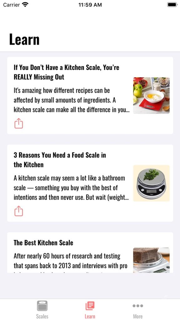 iScale: Kitchen Scale