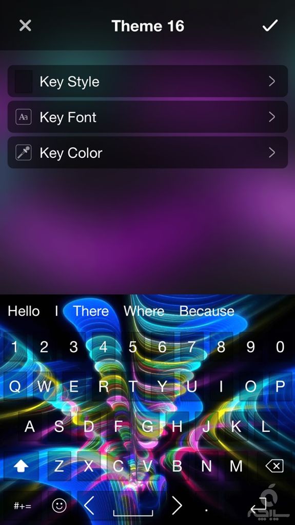 Neon LED Keyboard – Glow Keyboards for iPhone with Colorful Themes and Fonts