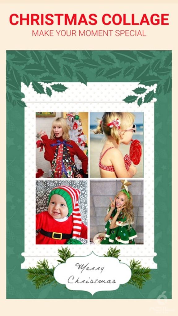 Christmas PIP Photo Collage