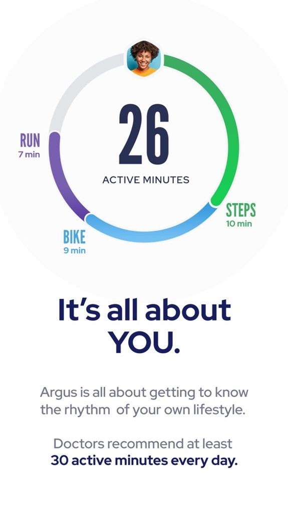 Argus: Calorie Counter & Step