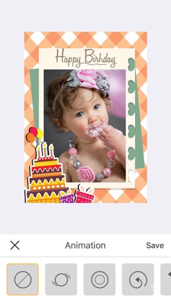 Birthday Photo Frame - Editor