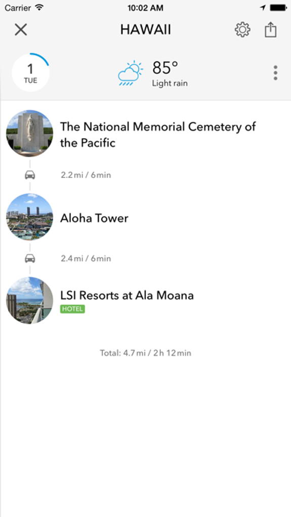 Hawaii, Oahu, Maui, Molokai, Lanai and Kauai Offline Map & Guide