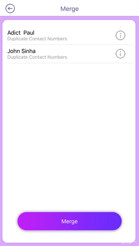 Duplicate Contact Merger & Remover