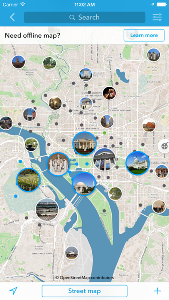 Washington D.C. Offline Map & City Guide