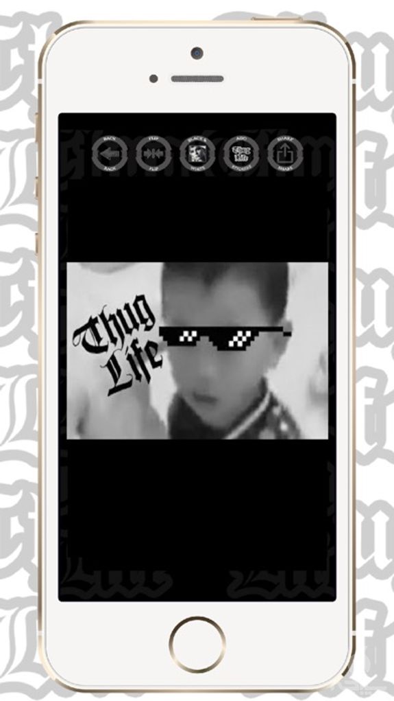 Thug Life photo sticker