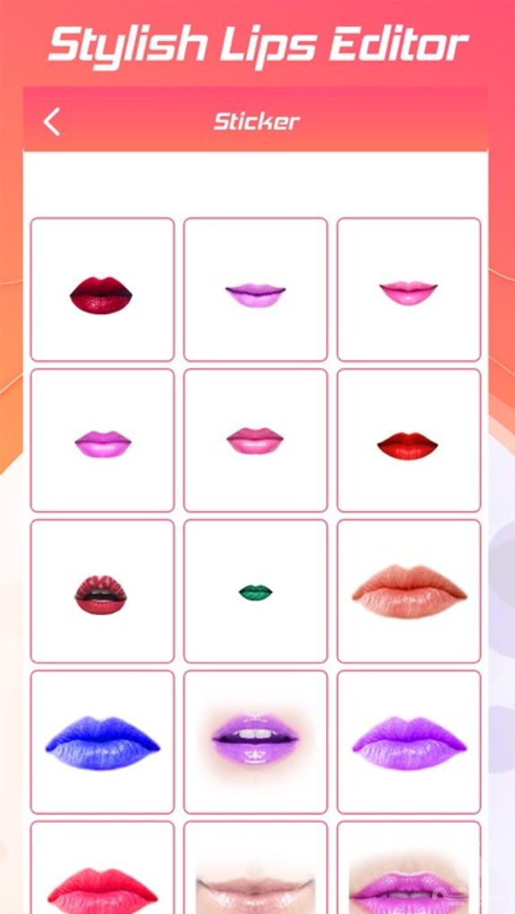 Stylish Lips Photo Editor