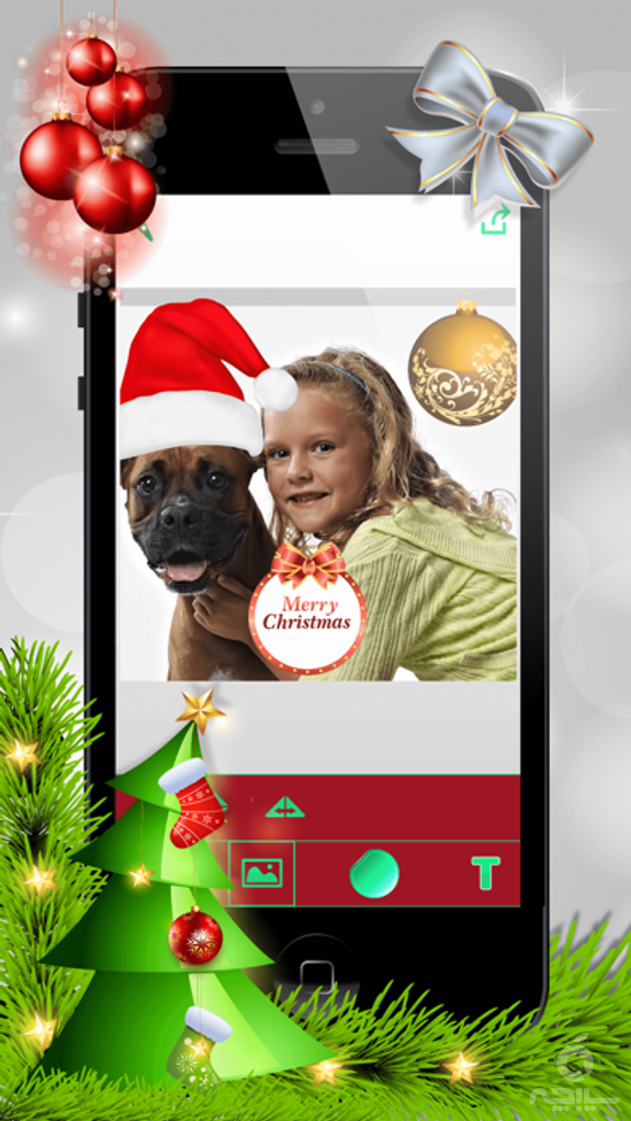 Christmas Photo Booth: Xmas Sticker Picture Editor