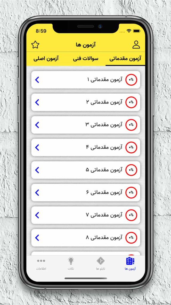 سوالات آیین‌نامه رانندگی