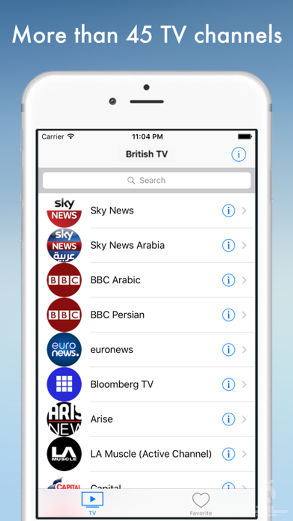 British TV - television of Great Britain online