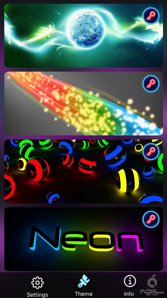 Neon LED Keyboard – Glow Keyboards for iPhone with Colorful Themes and Fonts