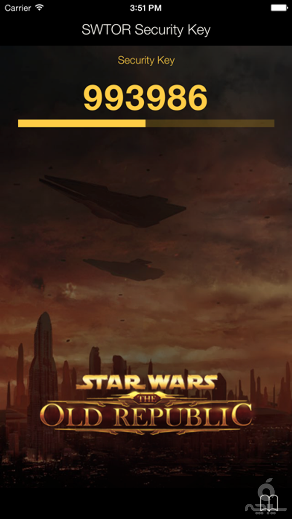 Star Wars: The Old Republic Security Key