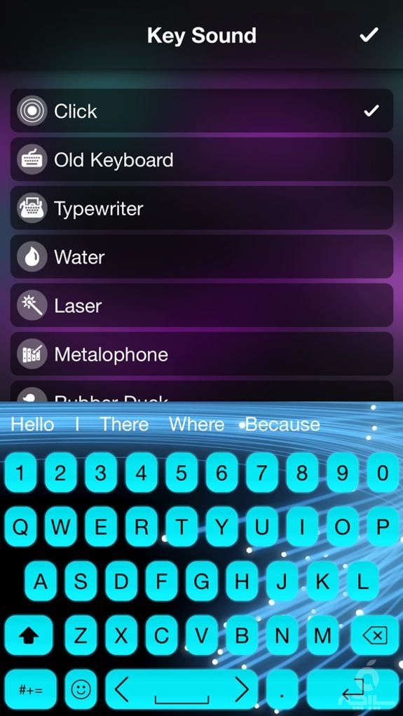 Neon LED Keyboard – Glow Keyboards for iPhone with Colorful Themes and Fonts