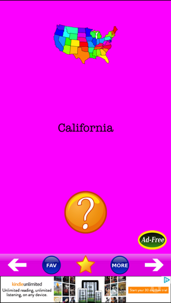 U.S. State Capitals! States & Capital Quiz Game