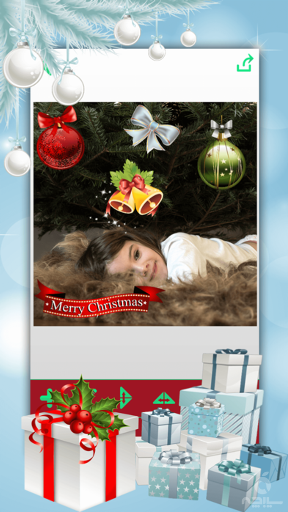 Christmas Photo Booth: Xmas Sticker Picture Editor