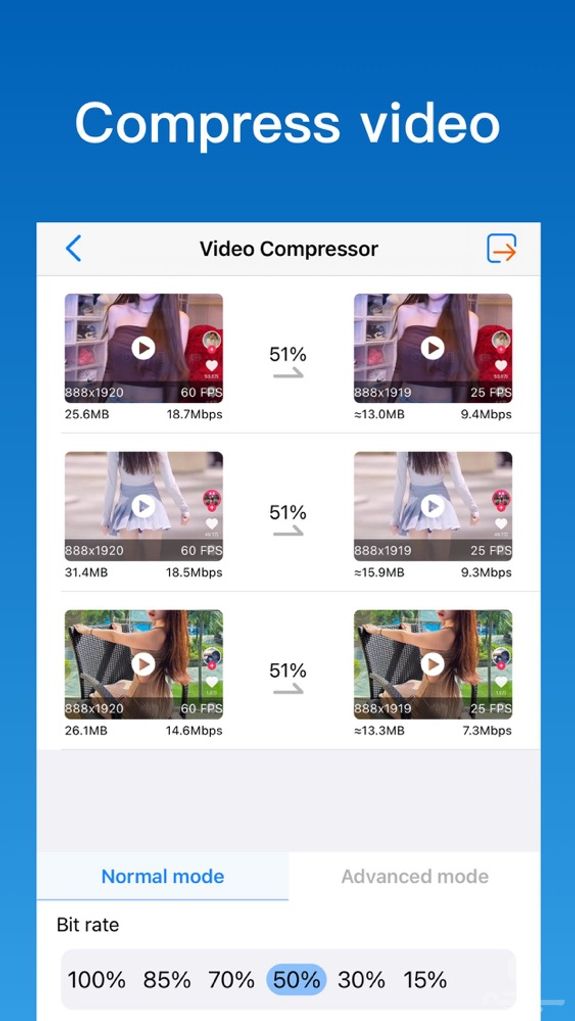 Video compressor - save space