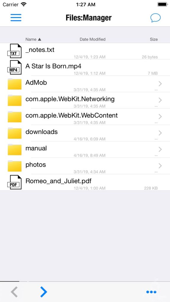 Files: File Manager App