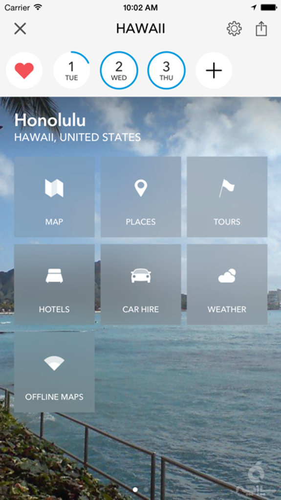 Hawaii, Oahu, Maui, Molokai, Lanai and Kauai Offline Map & Guide