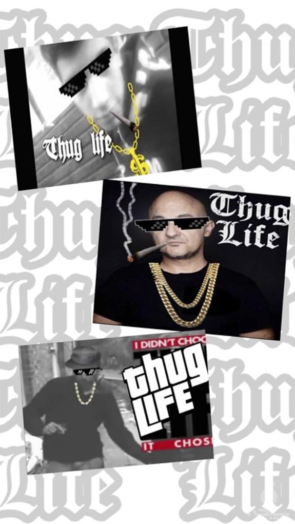 Thug Life photo sticker