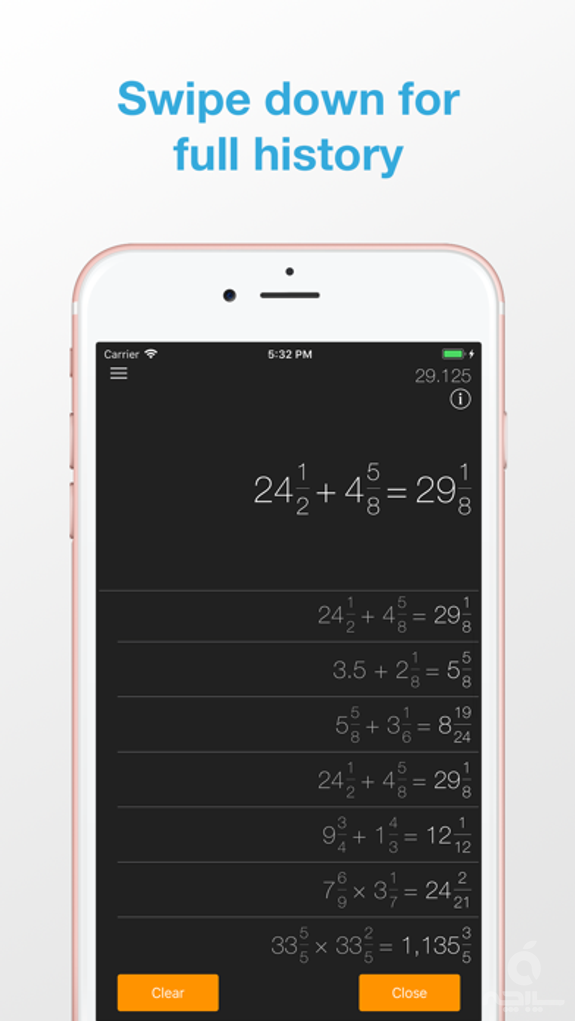 iFraction Calculator