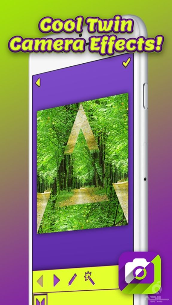 Mirror Reflection Photo Blender – Twin Camera Effects and Split Pics Editor