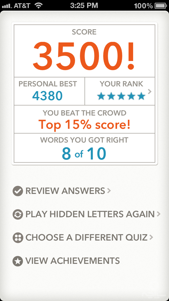 Quizzitive – A Merriam-Webster Word Game