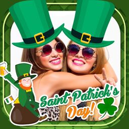 St. Patrick's Day photo editor – Frames & stickers