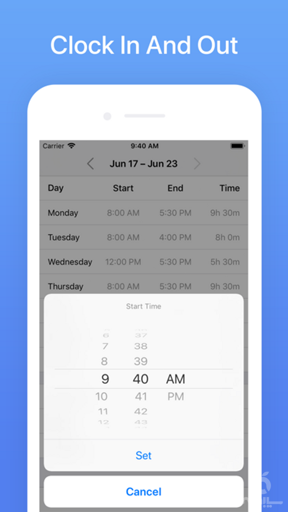 Hours Tracker: Time Calculator