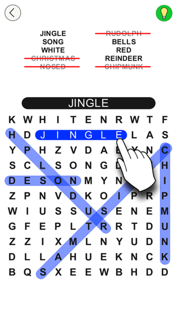 Word Search and Find - Search for Animals, Baby Names, Christmas, Food and more!