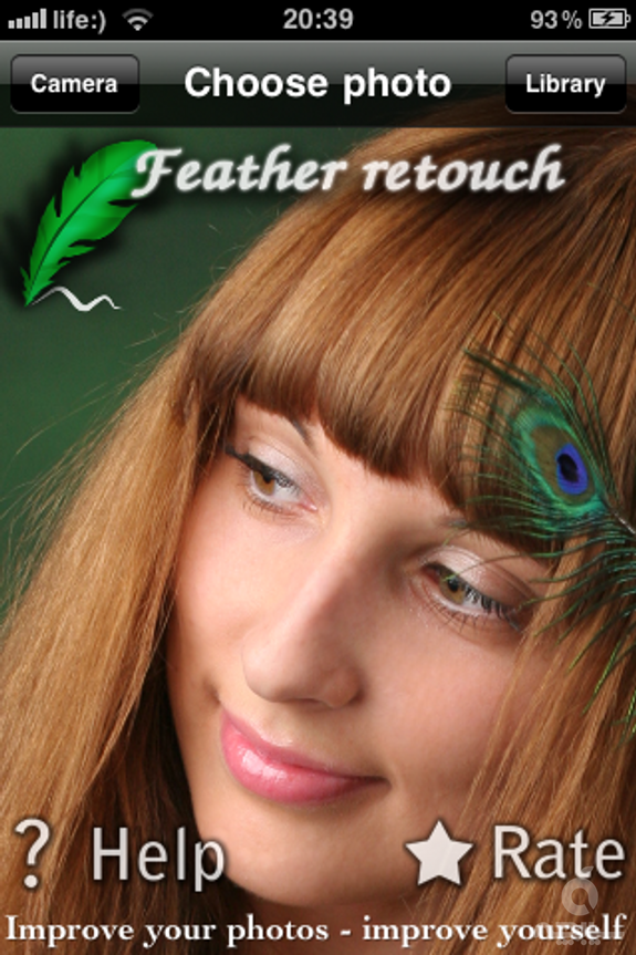 Feather retouch free