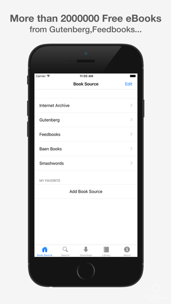 eBook Library Pro - search & get books for iPhone