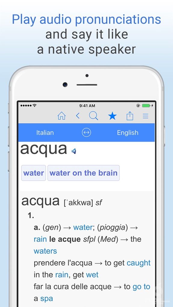 English+Italian Dictionary