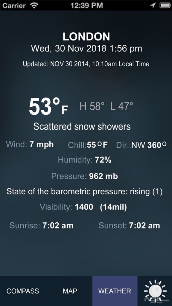 Compass GPS(Map, Weather)