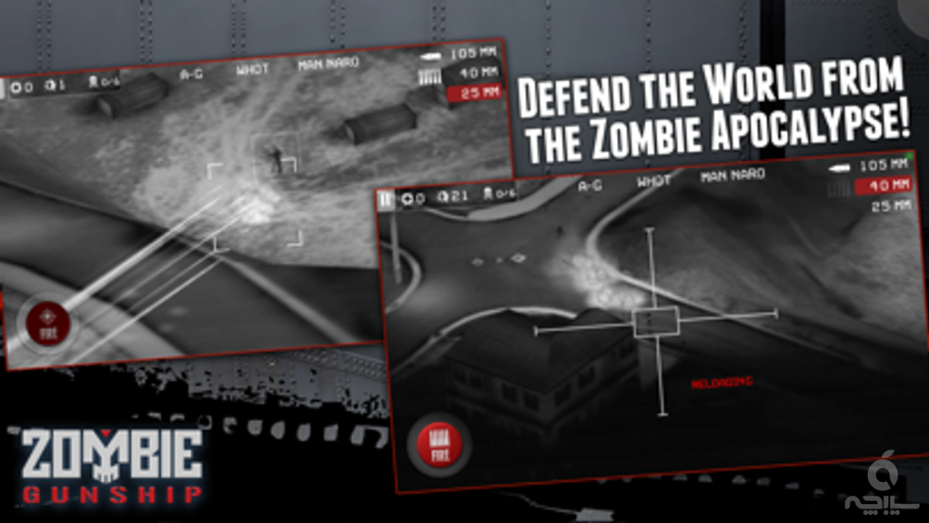 Zombie Gunship: Gun Down Zombies