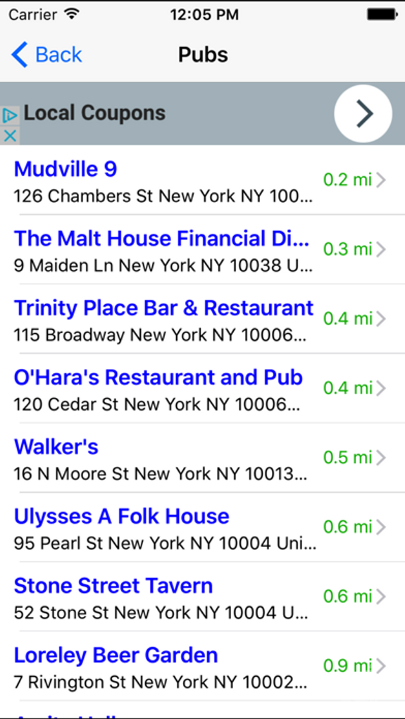 Bar & Happy Hour Finder: Find Your Nearest Bars