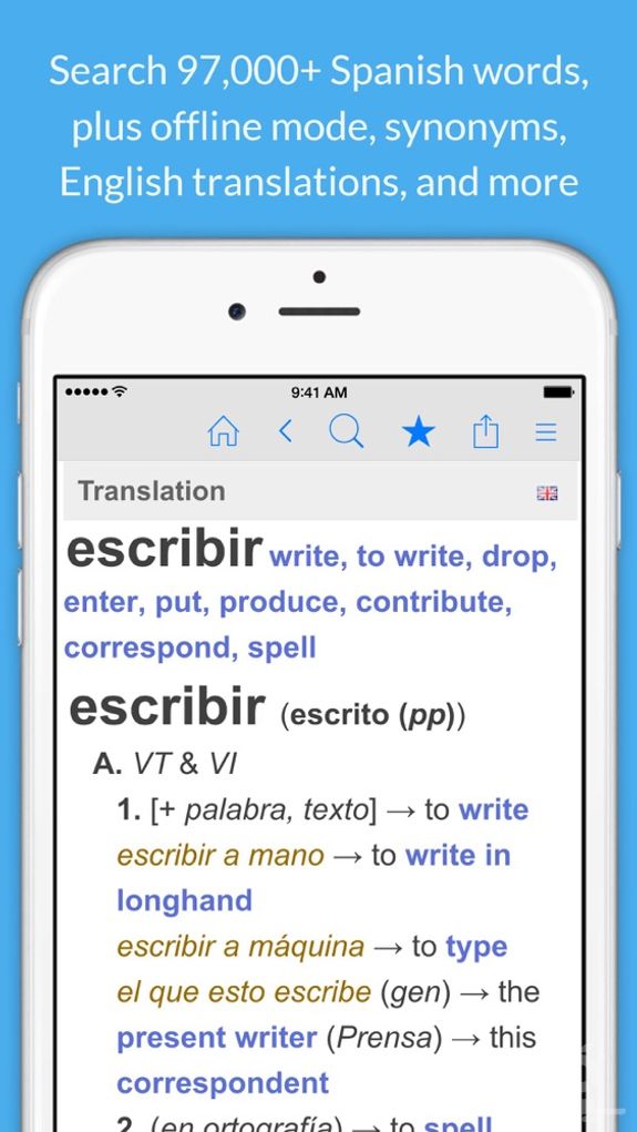 Spanish Dictionary & Thesaurus